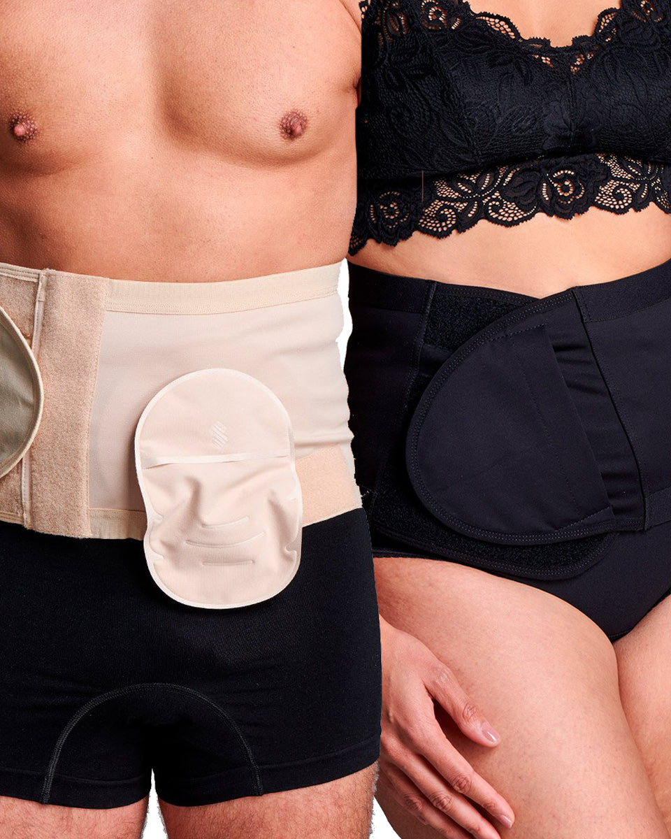 CUI Hernia Support Belt, Anti-Roll with Pouch Opening (Unisex)