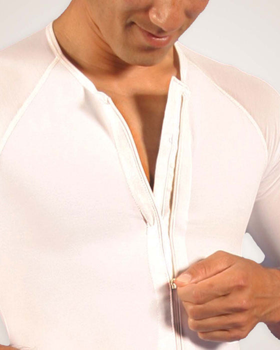 Design Veronique Male Zippered Compression Vest with Arms