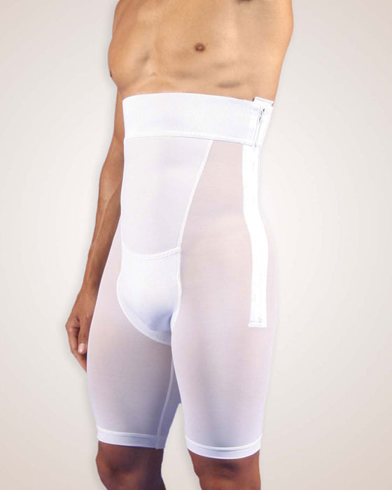 Design Veronique Male Zippered Above-Knee Abdominal Garment