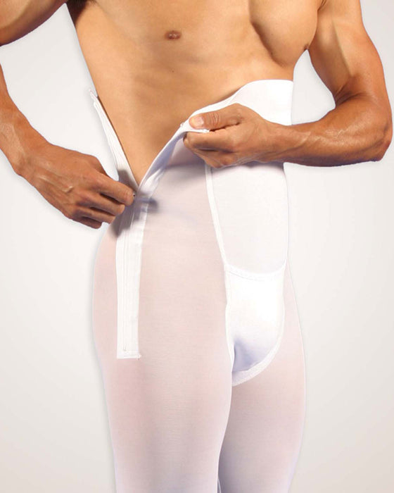 Design Veronique Male Zippered Above-Knee Abdominal Garment