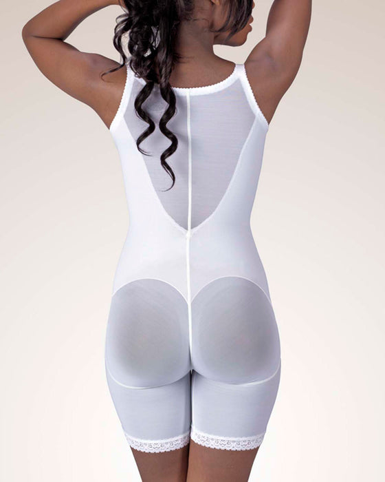 Design Veronique Front Zippered Molded Buttocks High-Back Girdle