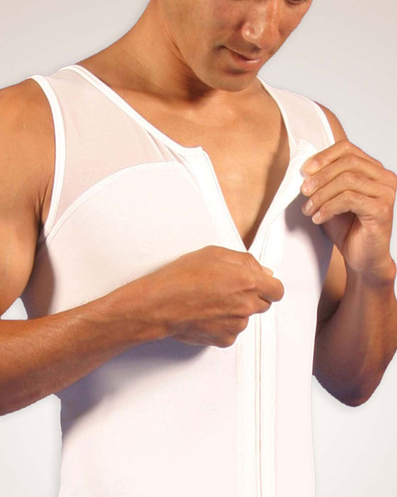 Design Veronique Male Zippered Abdominal/Chest Garment